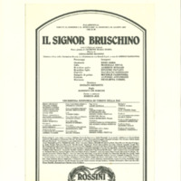 Il Signor Bruschino - 1988